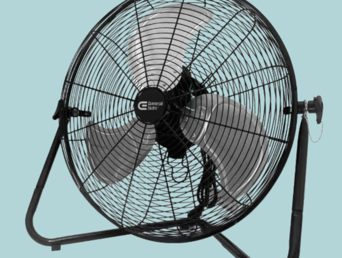 20 in. 3-Speed High Velocity Floor Fan