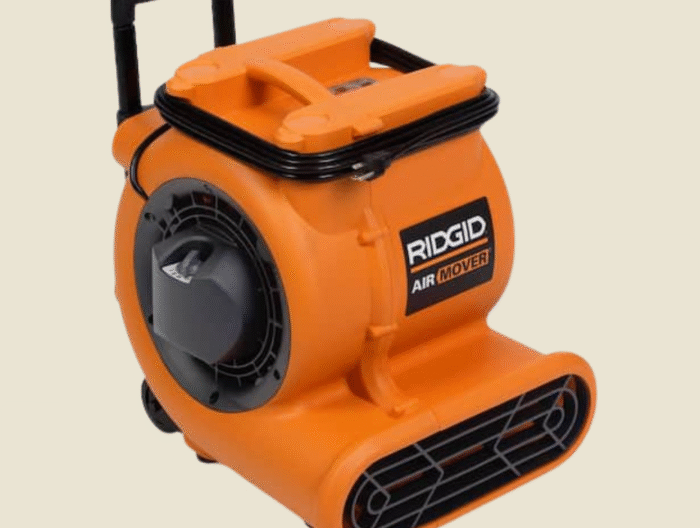 600 CFM 3-Speed Portable Blower Fan Air Mover with Daisy Chain, 3 Operating Positions for Water Damage Restoration